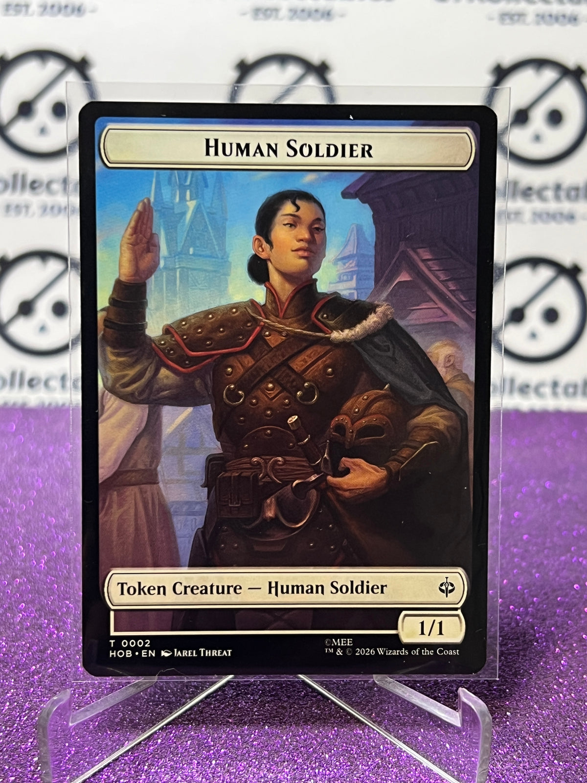 2026 MAGIC THE GATHERING THE HOBBIT HUMAN SOLDIER/DWARF # T 0002/0006 TOKEN NON-FOIL TCG CARD