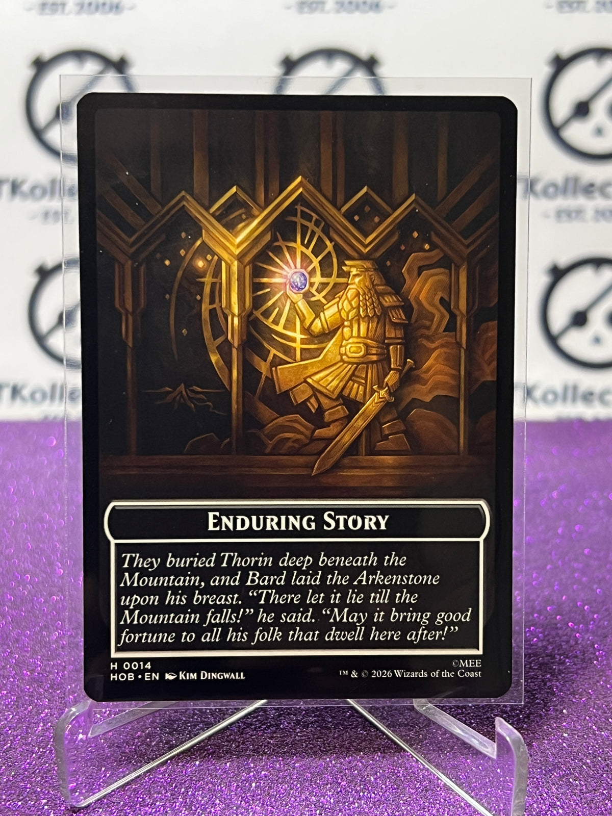 2026 MAGIC THE GATHERING THE HOBBIT ENDURING STORY/DWARF # H 0014/ T 0006 TOKEN NON-FOIL TCG CARD