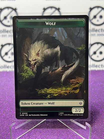 2026 MAGIC THE GATHERING THE HOBBIT GOBLIN ARMY/WOLF # T 0003/0009 TOKEN NON-FOIL TCG CARD