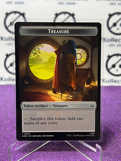 2026 MAGIC THE GATHERING THE HOBBIT ELF/TREASURE # T 0008/0013 TOKEN NON-FOIL TCG CARD