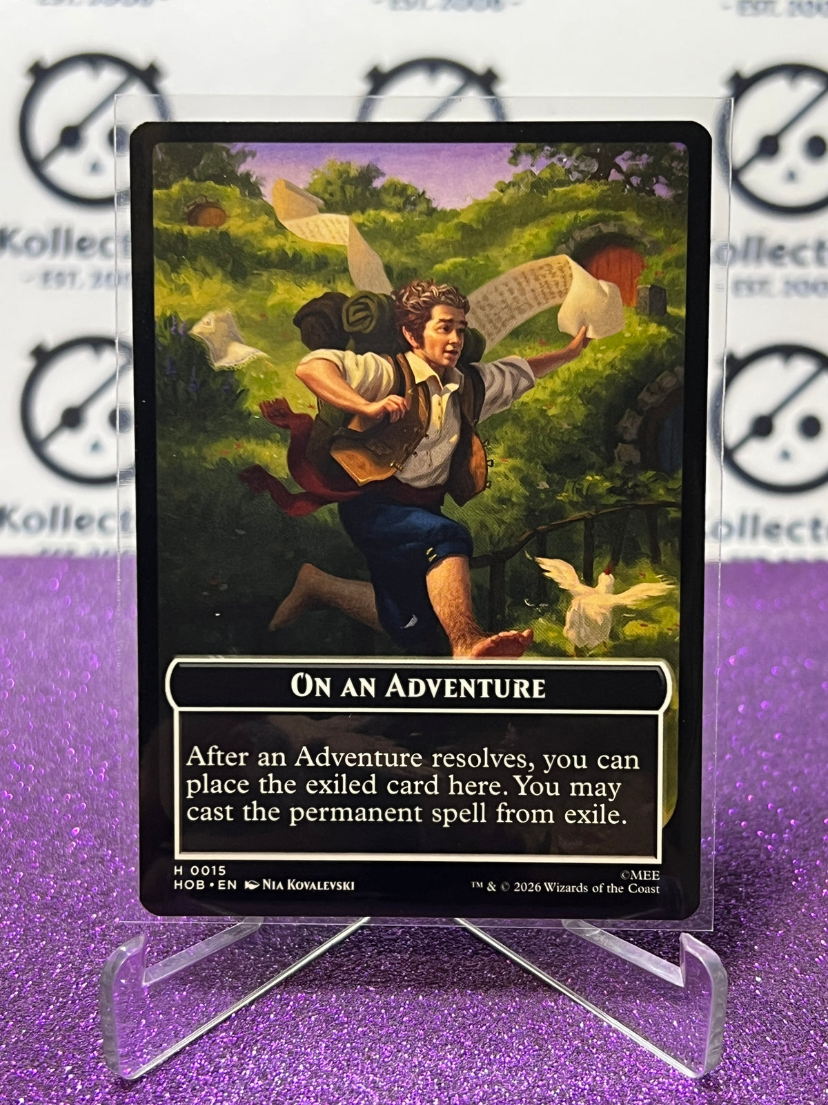 2026 MAGIC THE GATHERING THE HOBBIT ON THE ADVENTURE/HUMAN SOLDIER # H 0015/T 0002 TOKEN NON-FOIL TCG CARD