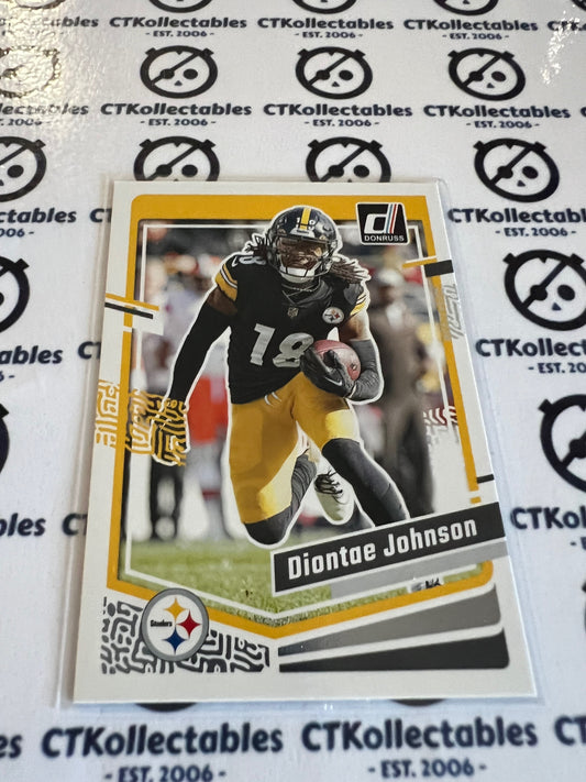 2023 NFL Panini Donruss Base #247 Diontae Johnson Steelers