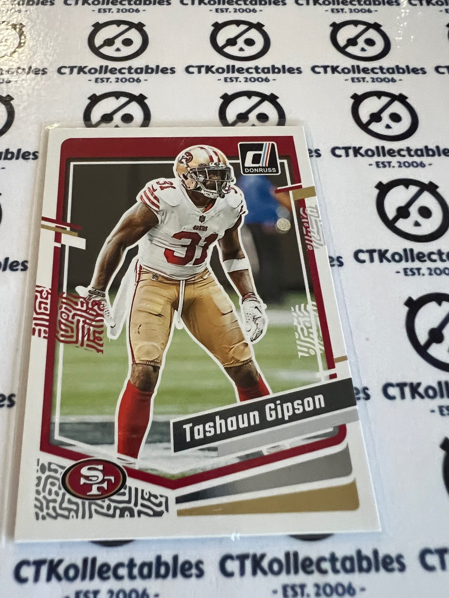 2023 NFL Panini Donruss Base #273 Tashaun Gipson 49ERS