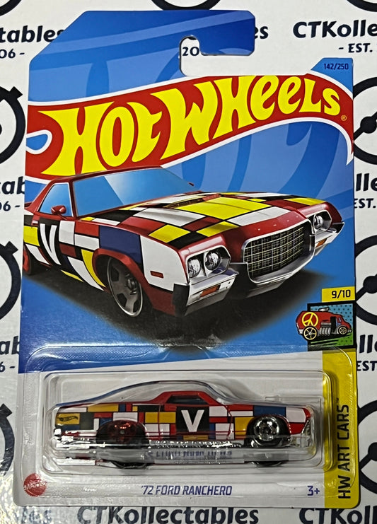 2021 HOT WHEELS  MATTEL '72 FORD RANCHERO 9/10 HW ART CARS 142/250