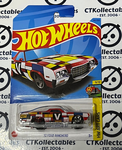 2021 HOT WHEELS  MATTEL '72 FORD RANCHERO 9/10 HW ART CARS 142/250