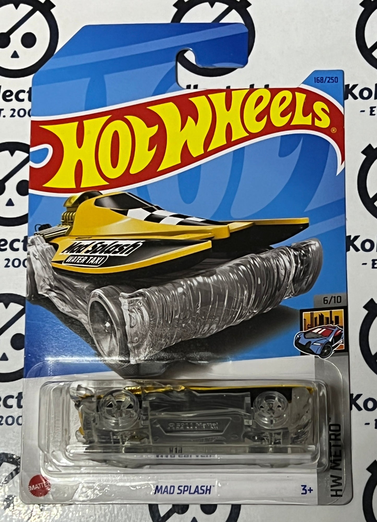 2021 HOT WHEELS  MATTEL MAD SPLASH 6/10 HW METRO 168/250