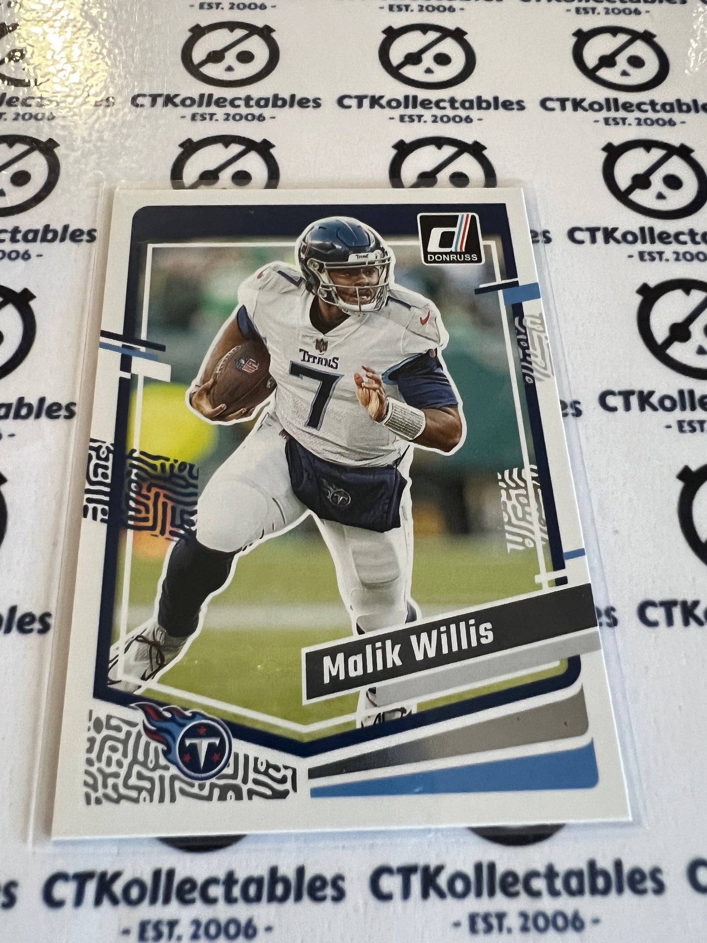 2023 NFL Panini Donruss Base #289 Malik Willis Titans