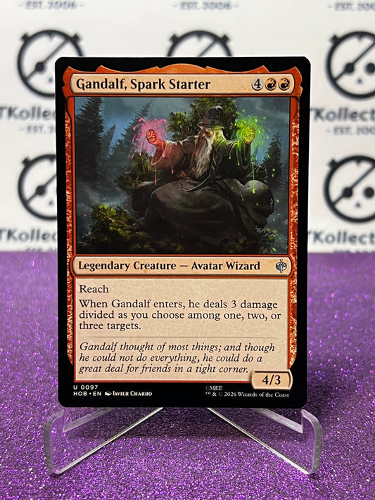 2026 MAGIC THE GATHERING THE HOBBIT GANDALF, SPARK STARTER # U 0097 NON-FOIL TCG CARD