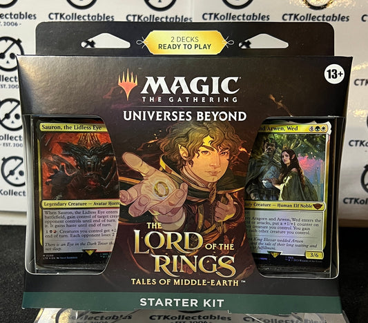 2023 MAGIC THE GATHERING LORD OF THE RINGS TALES OF THE MIDDLE EARTH STARTER KIT SEALED BOX