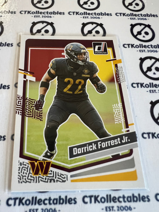2023 NFL Panini Donruss Base #296 Darrick Forrest JR. Commanders