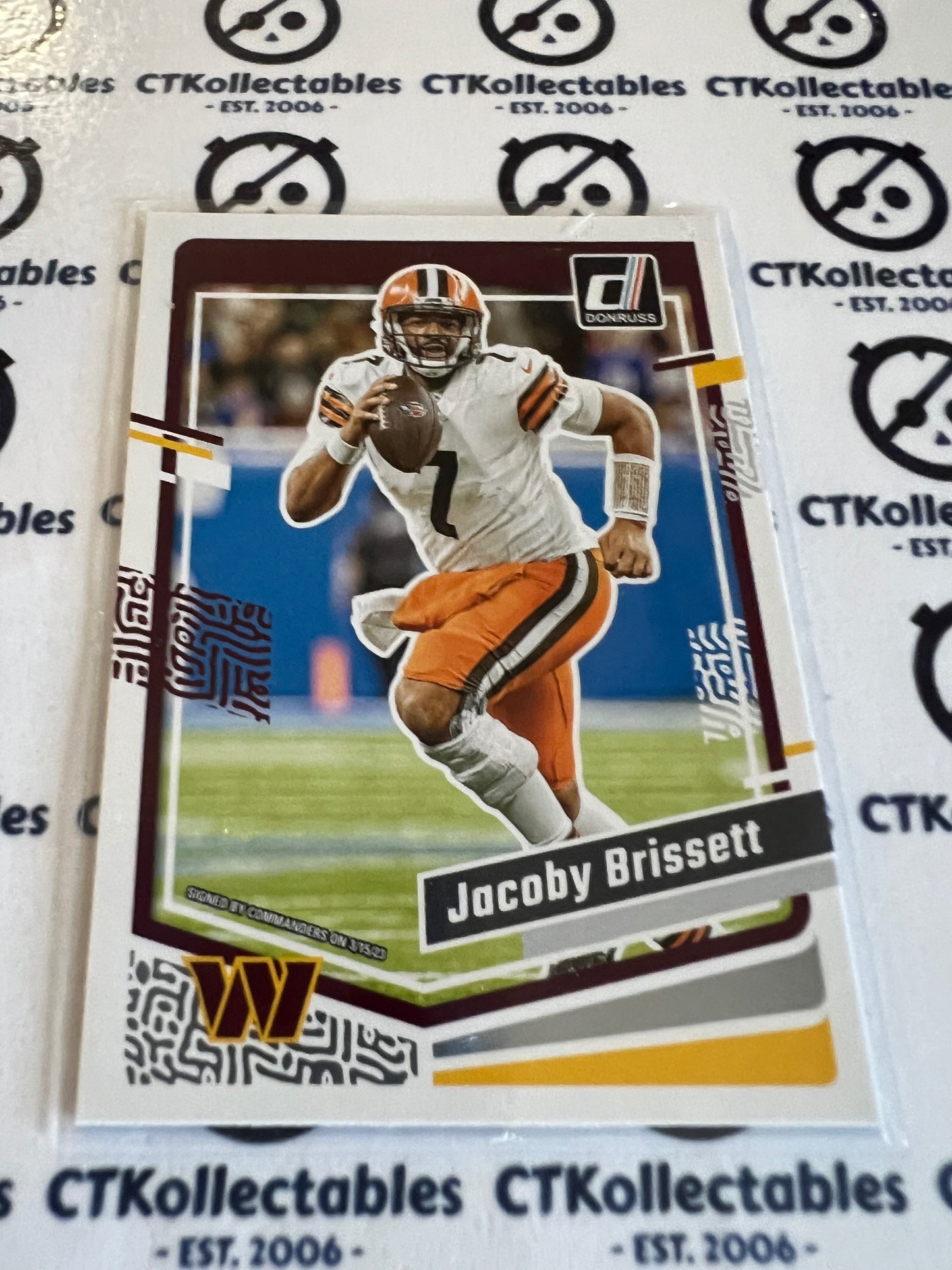 2023 NFL Panini Donruss Base #297 Jacoby Brissett Commanders