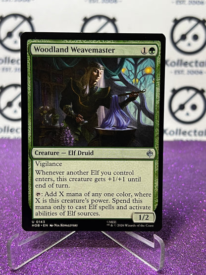 2026 MAGIC THE GATHERING THE HOBBIT WOODLAND WEAVEMASTER # U 0143 NON-FOIL TCG CARD