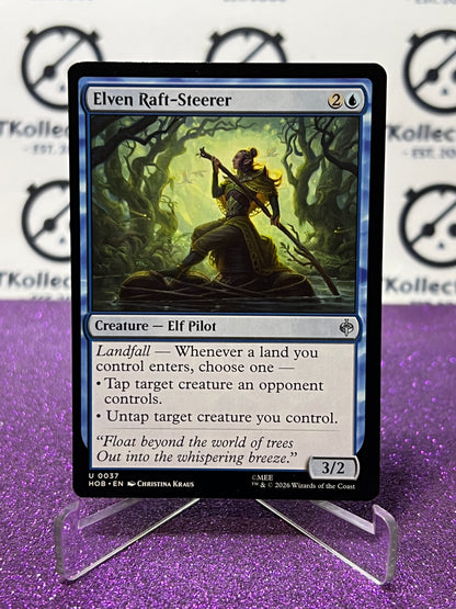 2026 MAGIC THE GATHERING THE HOBBIT ELVEN RAFT-STEERER # U 0037 NON-FOIL TCG CARD