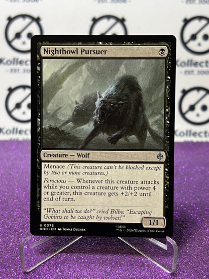 2026 MAGIC THE GATHERING THE HOBBIT NIGHTHOWL PURSUER # U 0078 NON-FOIL TCG CARD