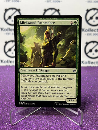 2026 MAGIC THE GATHERING THE HOBBIT MIRKWOOD PATHMAKER # U 0129 NON-FOIL TCG CARD