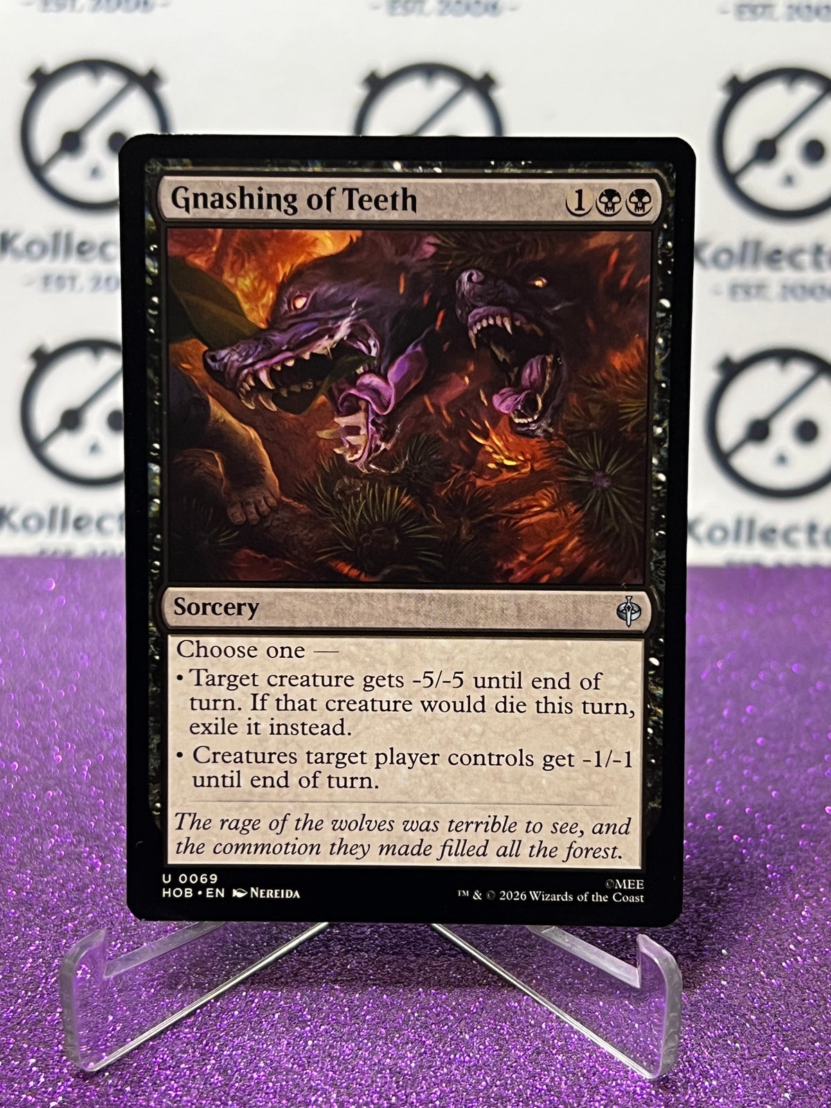 2026 MAGIC THE GATHERING THE HOBBIT GNASHING OF TEETH # U 0069 NON-FOIL TCG CARD