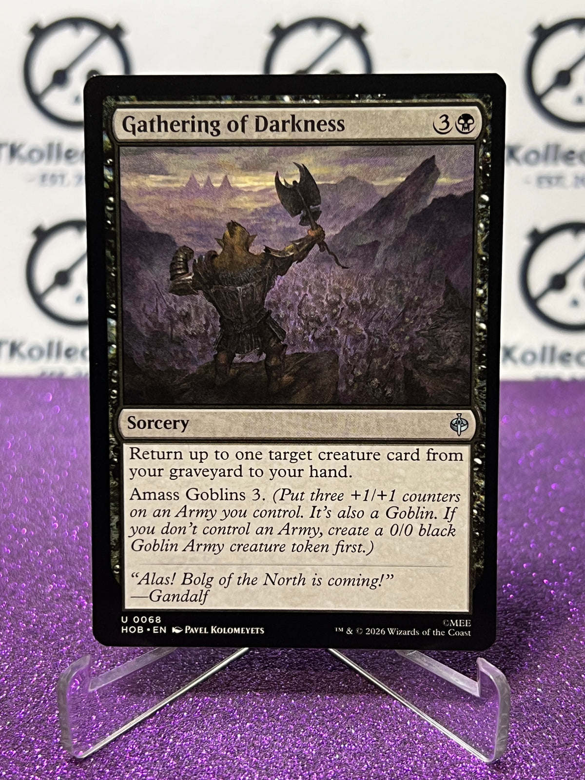 2026 MAGIC THE GATHERING THE HOBBIT GATHERING OF DARKNESS # U 0068 NON-FOIL TCG CARD