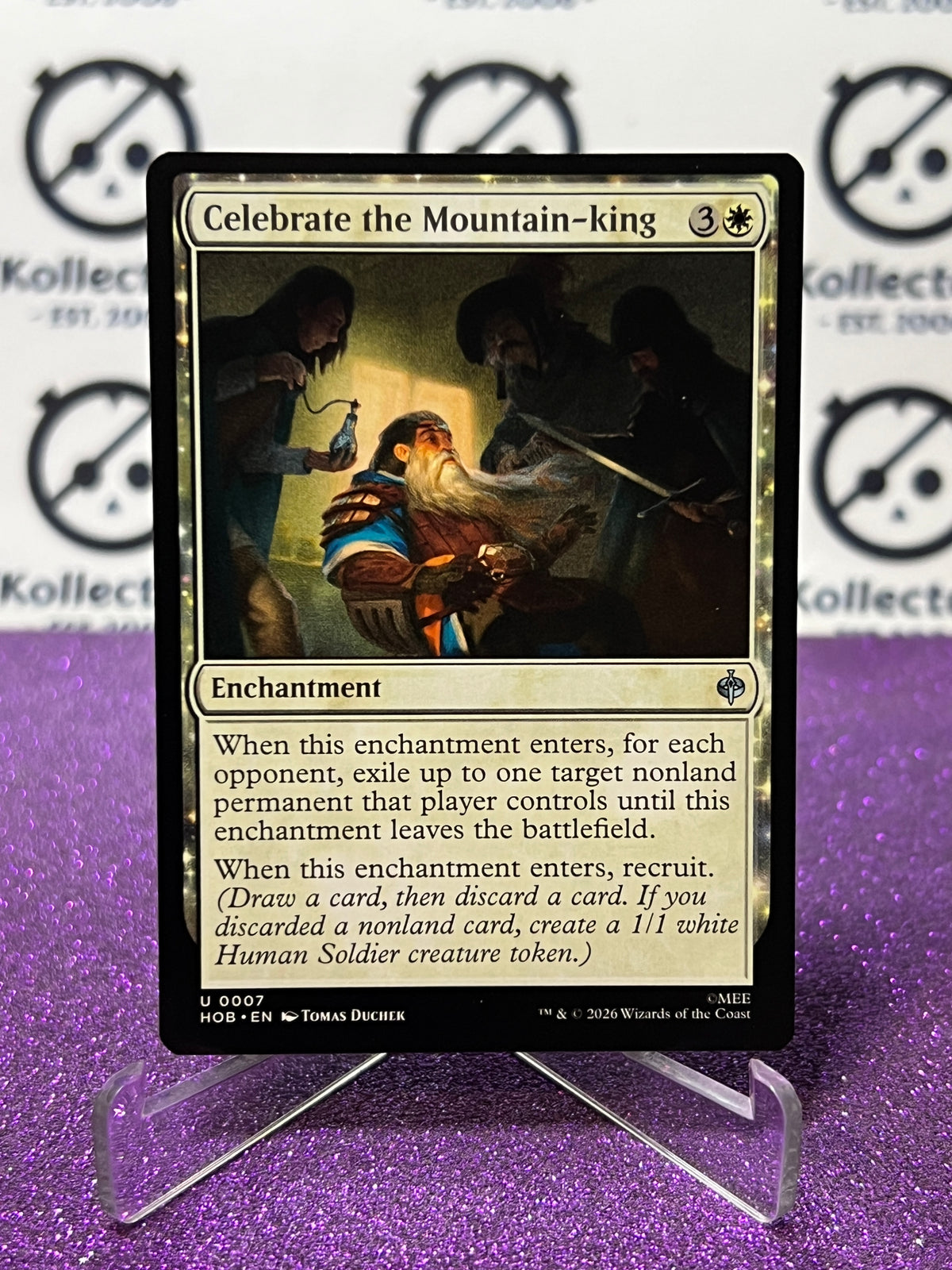 2026 MAGIC THE GATHERING THE HOBBIT CELEBRATE THE MOUNTAIN-KING # U 0007 NON-FOIL TCG CARD
