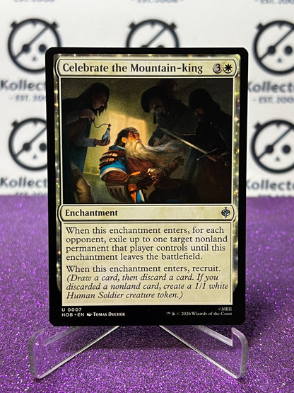 2026 MAGIC THE GATHERING THE HOBBIT CELEBRATE THE MOUNTAIN-KING # U 0007 NON-FOIL TCG CARD