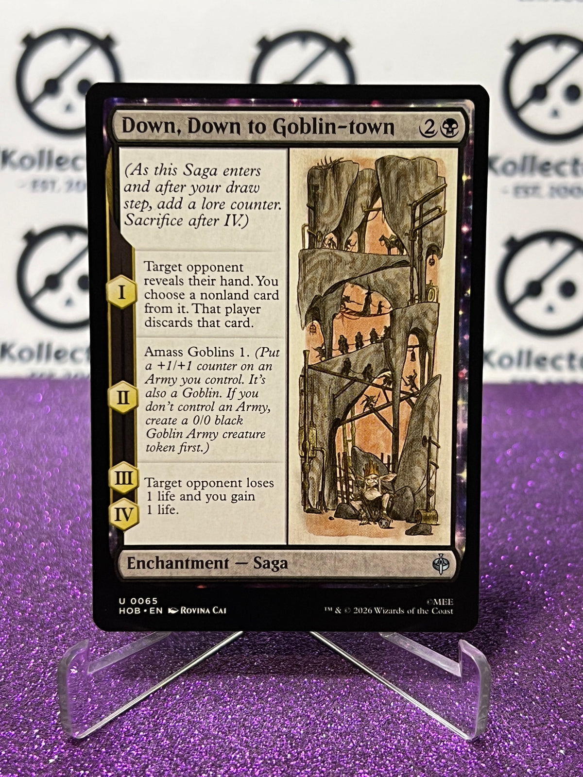 2026 MAGIC THE GATHERING THE HOBBIT DOWN,DOWN TO GOBLIN-TOWN # U 0065 NON-FOIL TCG CARD