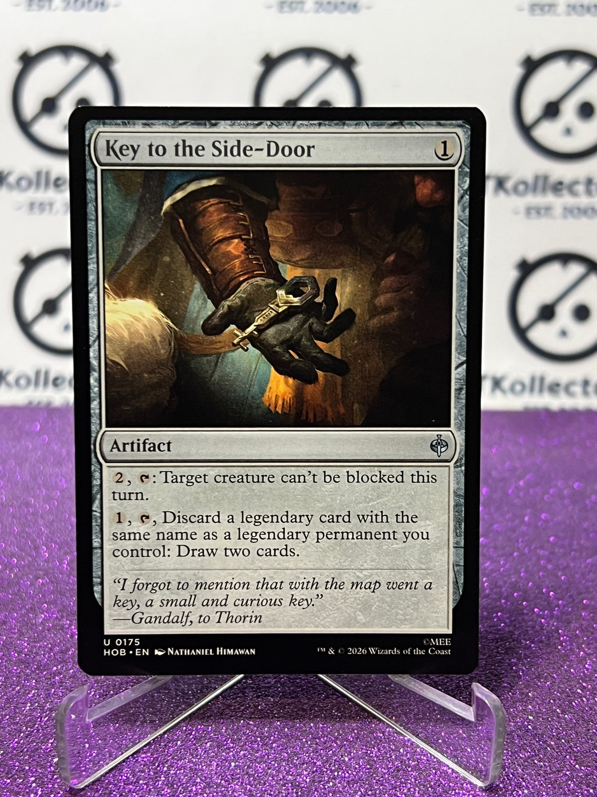 2026 MAGIC THE GATHERING THE HOBBIT KEY TO THE SIDE-DOOR # U 0175 NON-FOIL TCG CARD