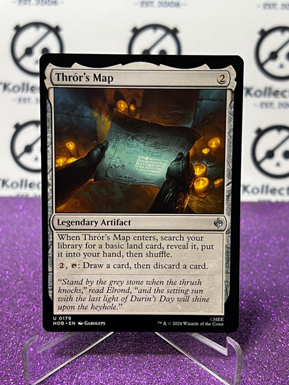 2026 MAGIC THE GATHERING THE HOBBIT THROR'S MAP # U 0179 NON-FOIL TCG CARD