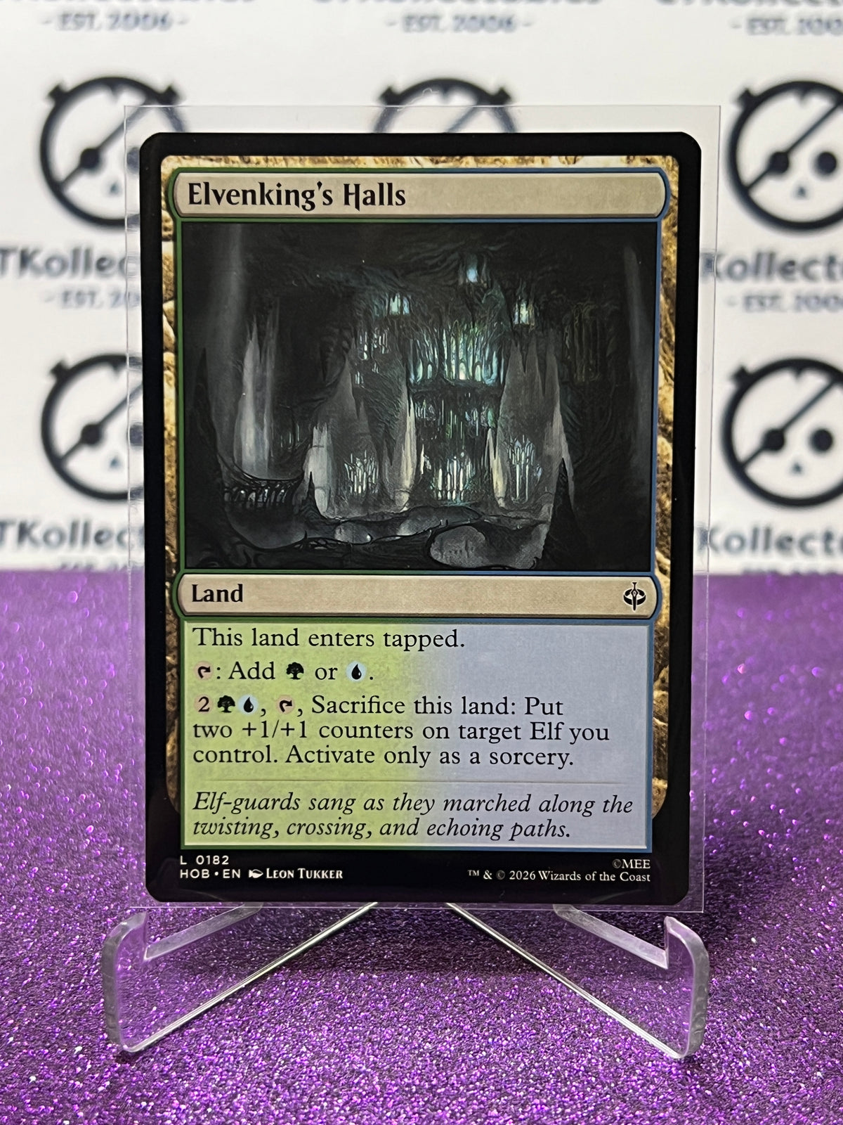 2026 MAGIC THE GATHERING THE HOBBIT ELVENKING'S HALLS # L 0182 NON-FOIL TCG CARD