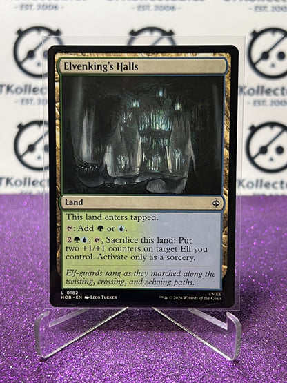 2026 MAGIC THE GATHERING THE HOBBIT ELVENKING'S HALLS # L 0182 NON-FOIL TCG CARD
