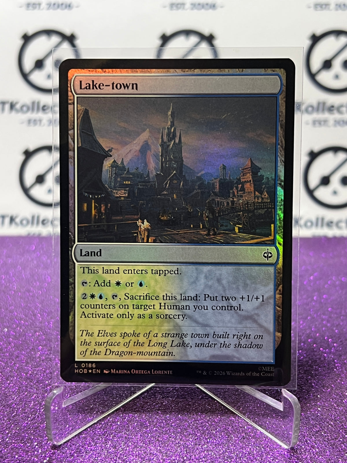 2026 MAGIC THE GATHERING THE HOBBIT LAKE-TOWN # L 0186 FOIL TCG CARD