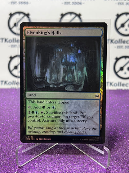 2026 MAGIC THE GATHERING THE HOBBIT ELVENKING'S HALLS # L 0182 FOIL TCG CARD