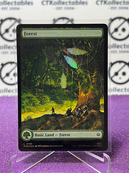 2026 MAGIC THE GATHERING THE HOBBIT FOREST # L 0198 LAND FOIL TCG CARD