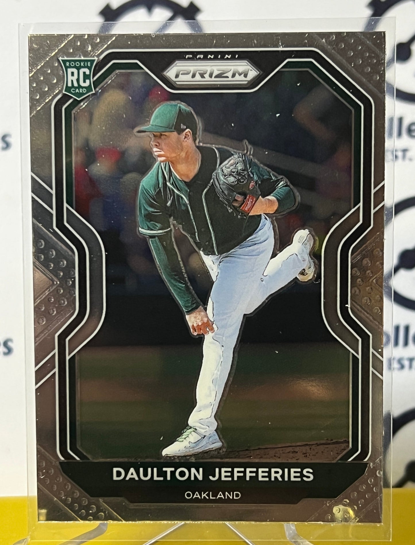 2021 PANINI PRIZM DAULTON JEFFERIES # 95 ROOKIE OAKLAND ATHLETICS BASEBALL CARD