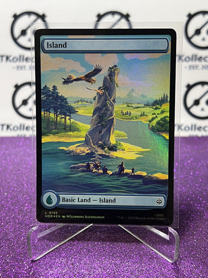 2026 MAGIC THE GATHERING THE HOBBIT ISLAND # L 0195 LAND FOIL TCG CARD