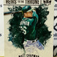 2019 PANINI DIAMOND KINGS MATT CHAMAN # HTT-12 HEIRS TO THE THRONE  OAKLAND ATHLETICS BASEBALL CARD