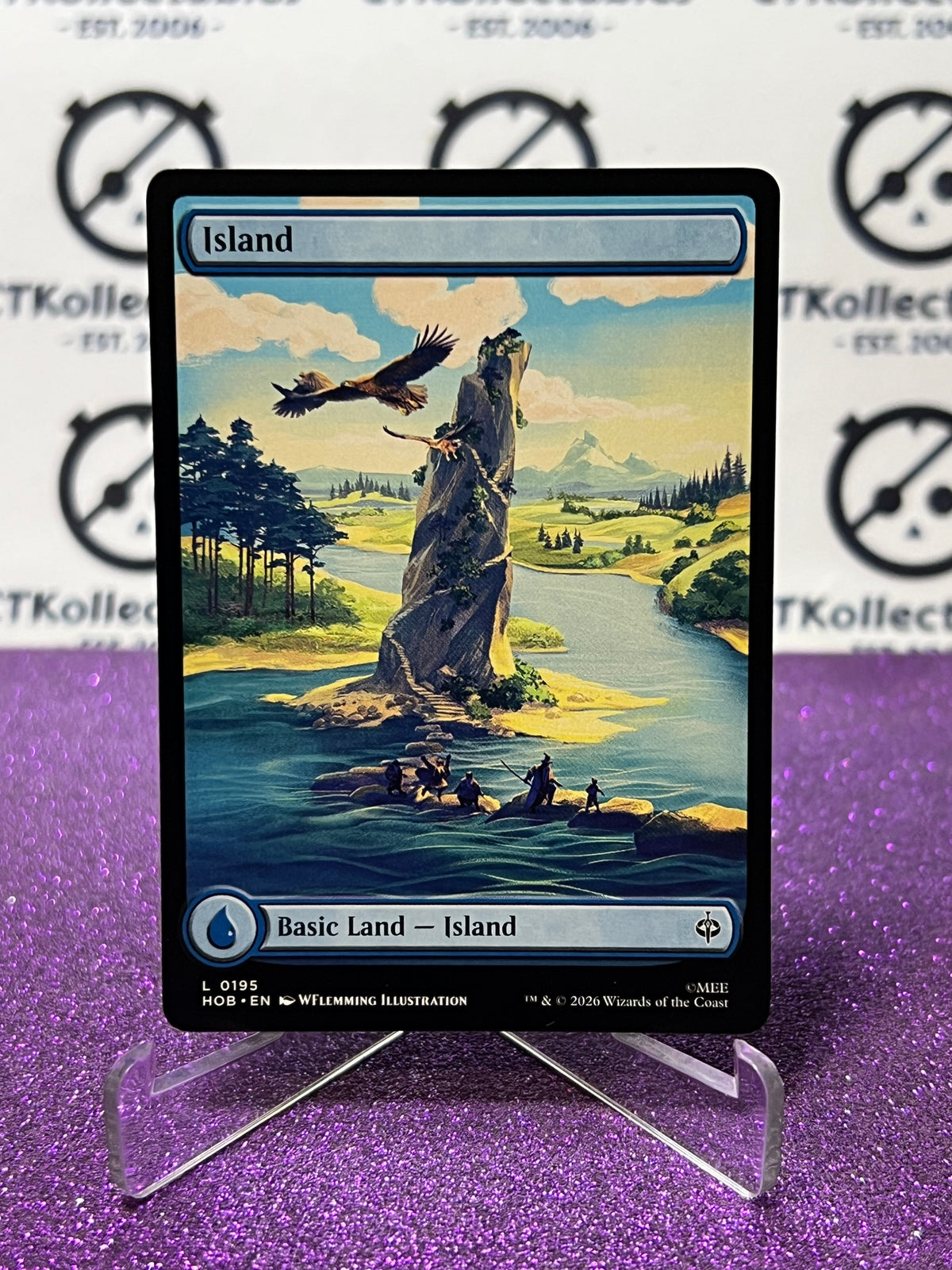 2026 MAGIC THE GATHERING THE HOBBIT ISLAND # L 0195 LAND NON-FOIL TCG CARD