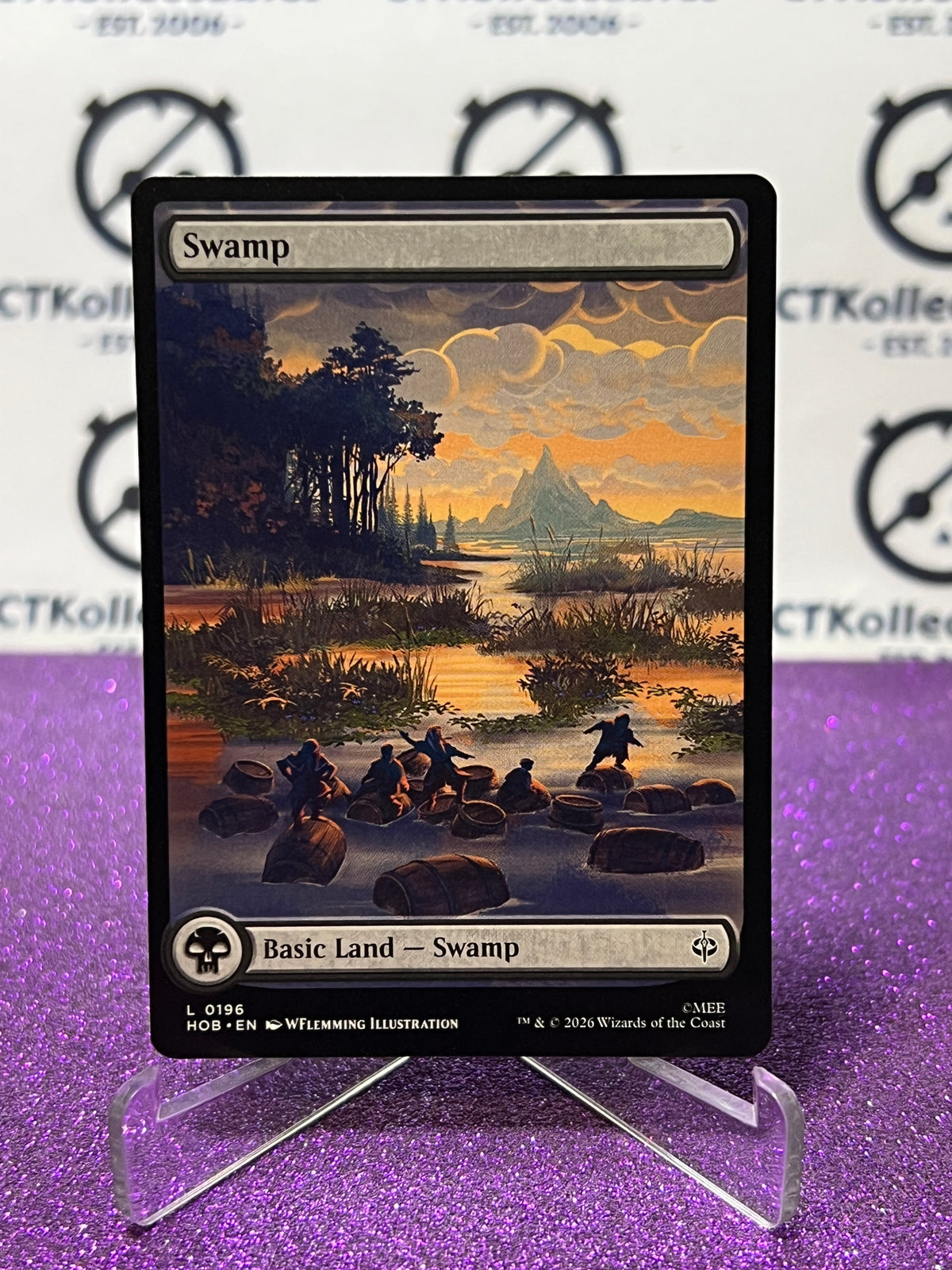 2026 MAGIC THE GATHERING THE HOBBIT SWAMP # L 0196 LAND NON-FOIL TCG CARD