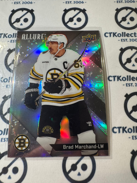 2024-25 Upper Deck Allure Brad Marchand Glitter Bomb #24 Bruins
