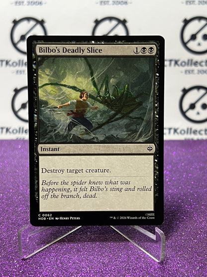 2026 MAGIC THE GATHERING THE HOBBIT BILBO'S DEADLY SLICE # C 0062 NON-FOIL TCG CARD