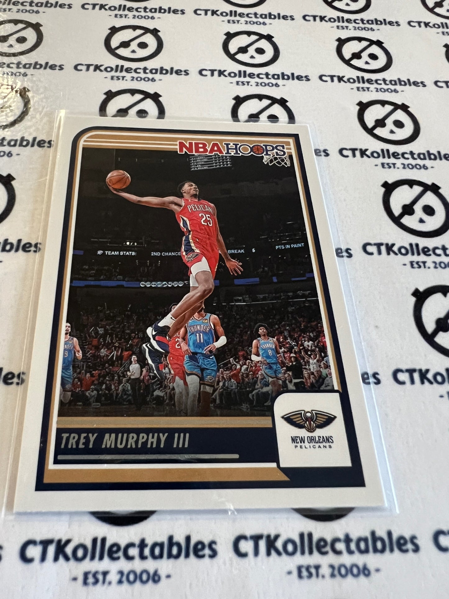 2023-24 Panini NBA HOOPS Base #20 Trey Murphy III Pelicans