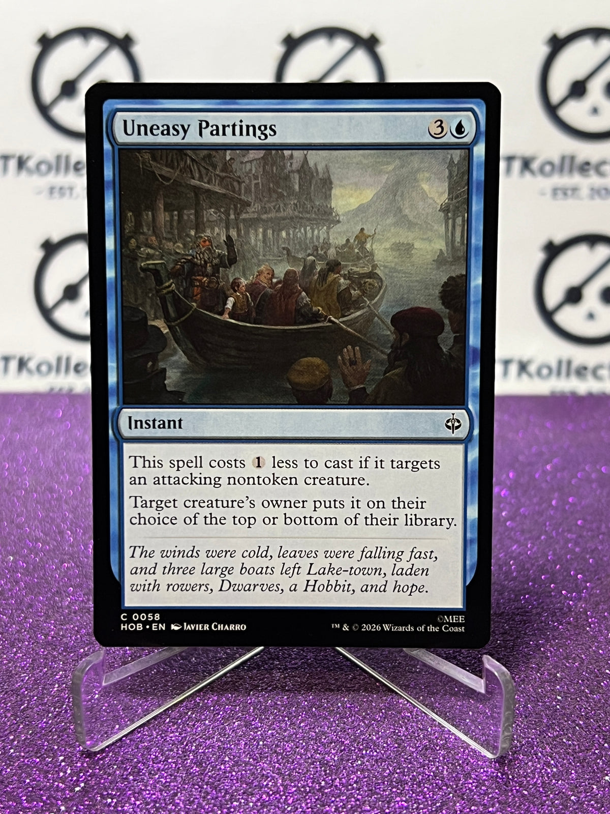 2026 MAGIC THE GATHERING THE HOBBIT UNEASY PARTINGS # C 0058 NON-FOIL TCG CARD
