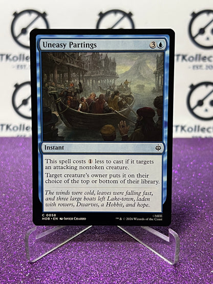 2026 MAGIC THE GATHERING THE HOBBIT UNEASY PARTINGS # C 0058 NON-FOIL TCG CARD