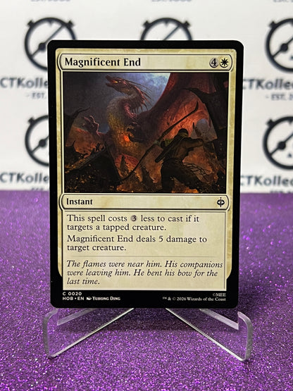 2026 MAGIC THE GATHERING THE HOBBIT MAGNIFICENT END # C 0020 NON-FOIL TCG CARD