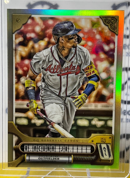 2022 TOPPS GYPSY QUEEN RONALD AGUNA JR. # 68 FOIL ATLANTA BRAVES BASEBALL CARD