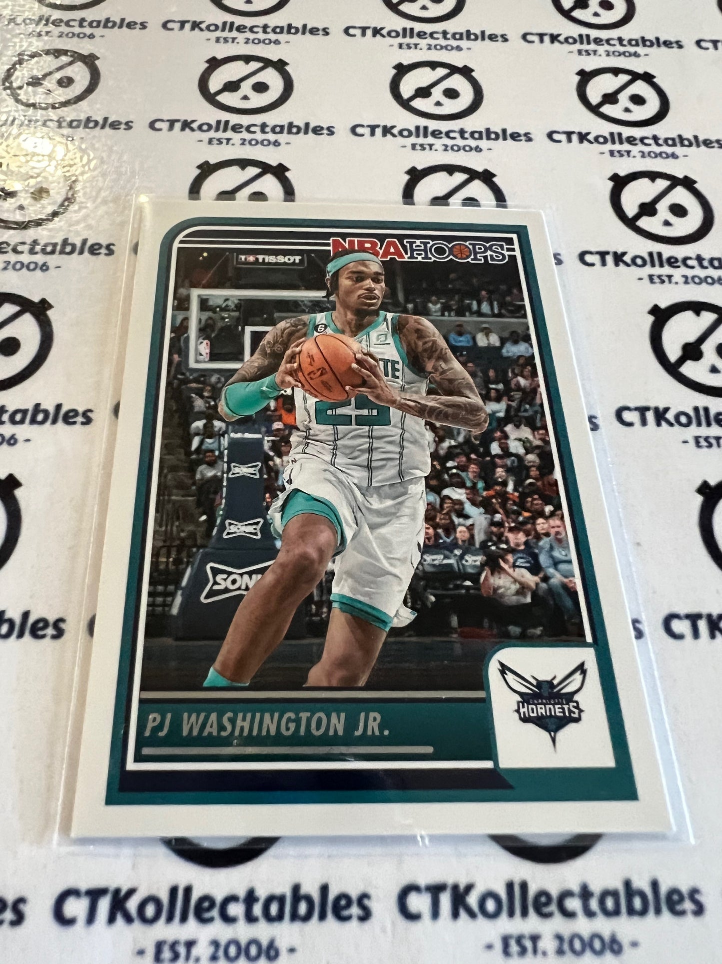 2023-24 Panini NBA HOOPS Base #28 PJ Washington JR.Hornets