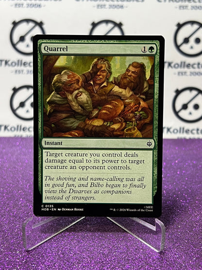 2026 MAGIC THE GATHERING THE HOBBIT QUARREL # C 0135 NON-FOIL TCG CARD