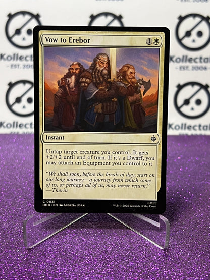 2026 MAGIC THE GATHERING THE HOBBIT VOW TO EREBOR # C 0031 NON-FOIL TCG CARD