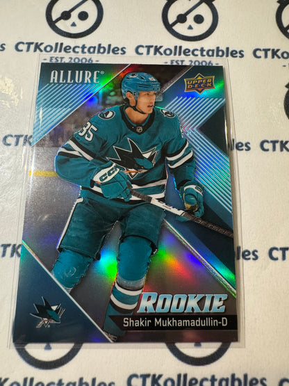 2024-25 Upper Deck Allure Shakir Mukhamadullin Rookie #105 Sharks
