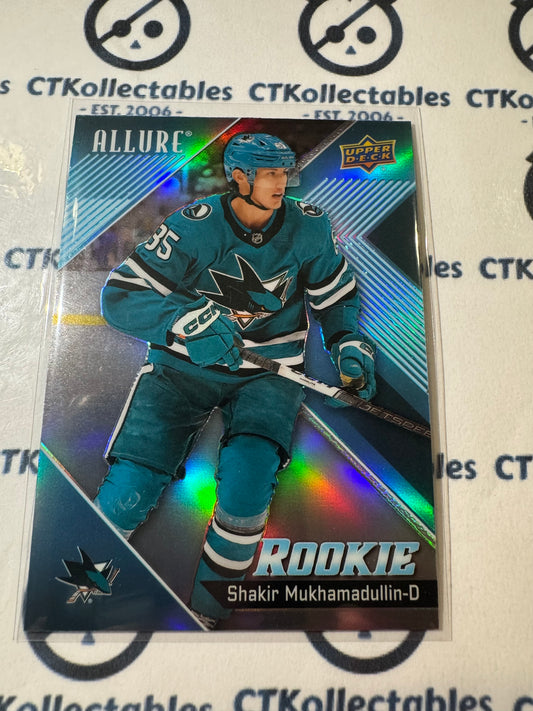 2024-25 Upper Deck Allure Shakir Mukhamadullin Rookie #105 Sharks