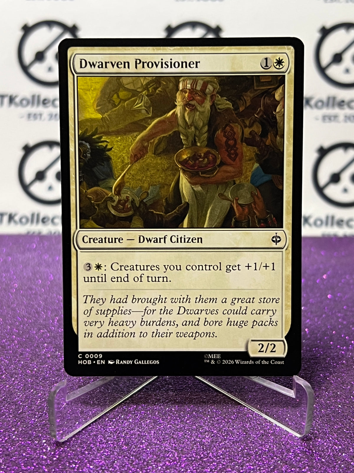 2026 MAGIC THE GATHERING THE HOBBIT DWARVEN PROVISIONER # C 0009 NON-FOIL TCG CARD