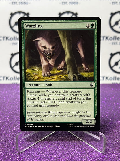 2026 MAGIC THE GATHERING THE HOBBIT WARGLING # C 0140 NON-FOIL TCG CARD